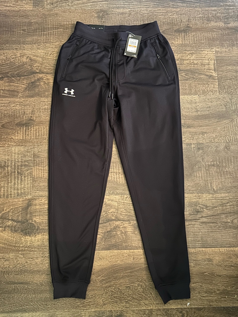 NWT Under Armour Men's Black Athletic Jogger Pants SIZE SMALL